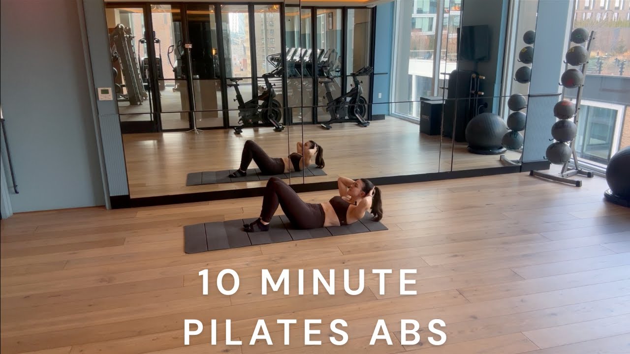10-Minute Pilates Abs Workout | No Equipment