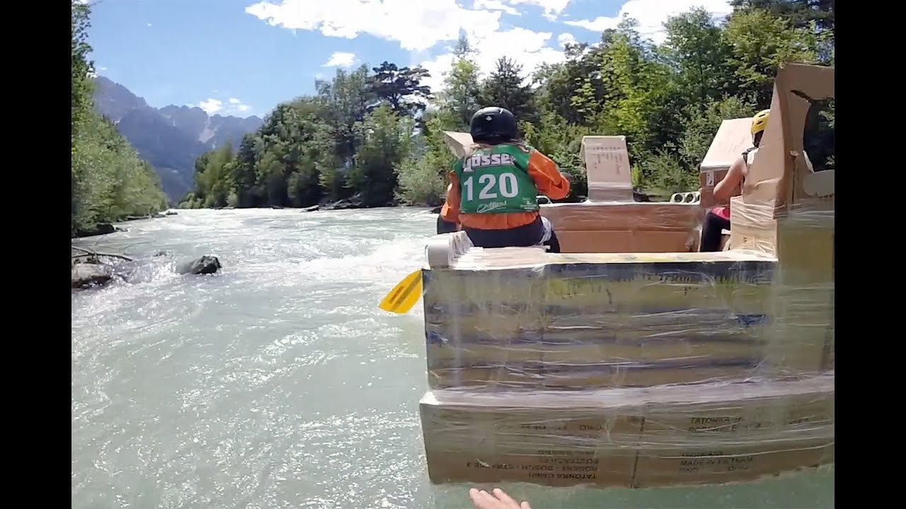 Pappbootrennen in Lienz 2016