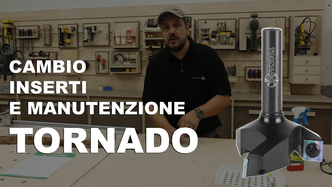 Come cambiare e scegliere gli inserti per spianare sulla fresa Tornado