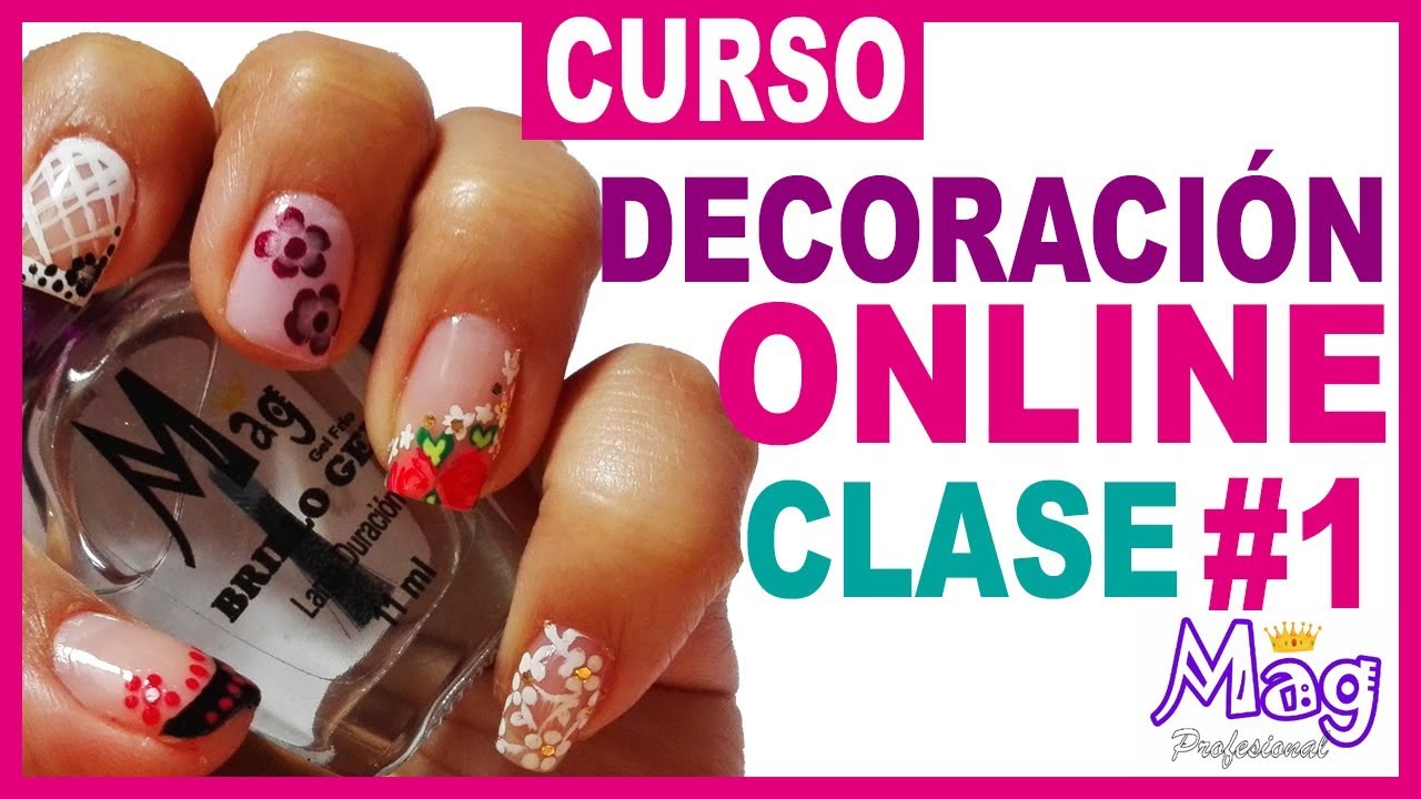 Curso básico de DECORACIÓN en uñas💅| Clase #1