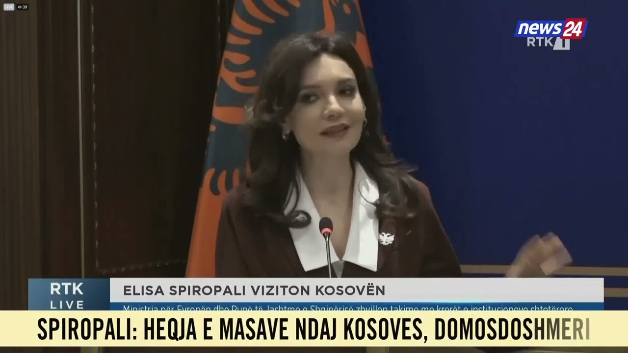 🔴LIVE | Spiropali në Prishtinë, konferencë me homologun Konjufca