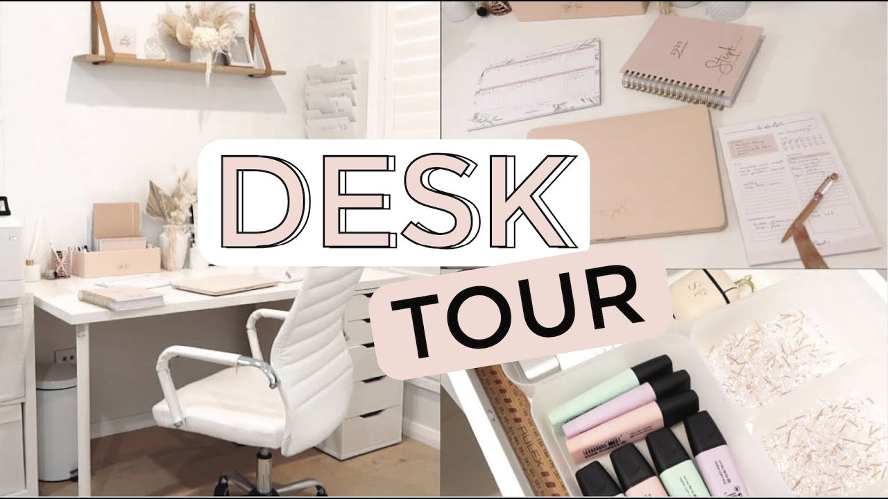 Desk Tour// How I Organise My Desk // 2020
