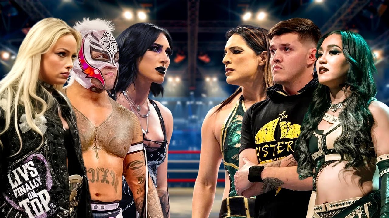 Полный матч Лив Морган Риа Рипли Рей Мистерио против Роксаны Доминик Родригес | WWE 2K25 30 авгус...