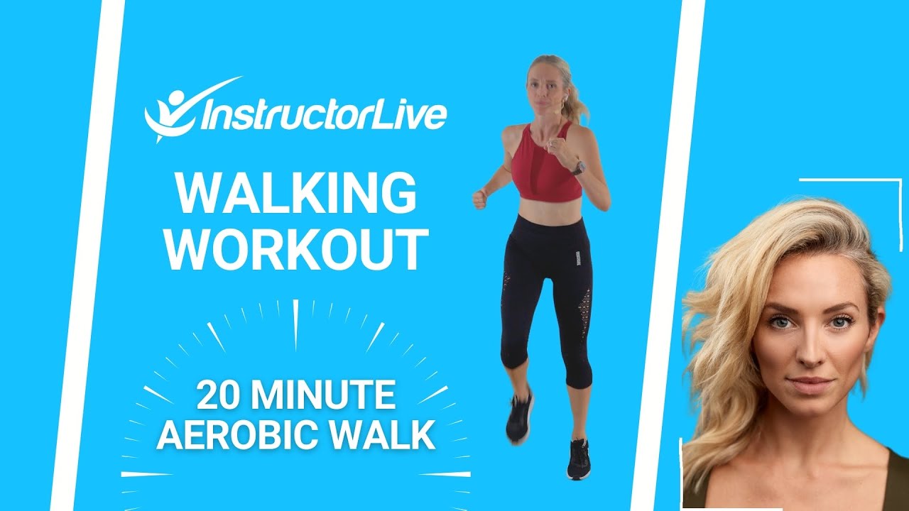 20-Minute Aerobic Walk | Low-Impact Cardio Walking Workout with Carlie Milner 🚶‍♀️🔥