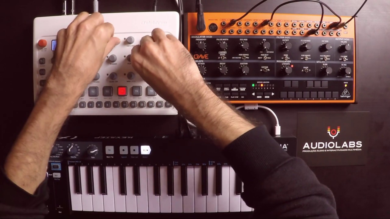 Keystep & Behringer Crave + Model Samples - Prog Techno Lockdown Jam