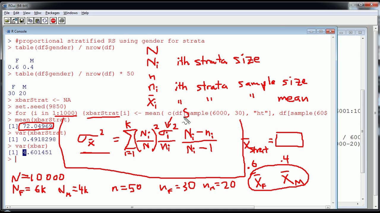 Stratified Sampling in R (part 3)