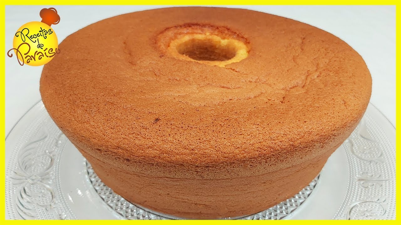 PÃO DE LÓ DO PARAÍSO (com sabor a laranja) | 🍎