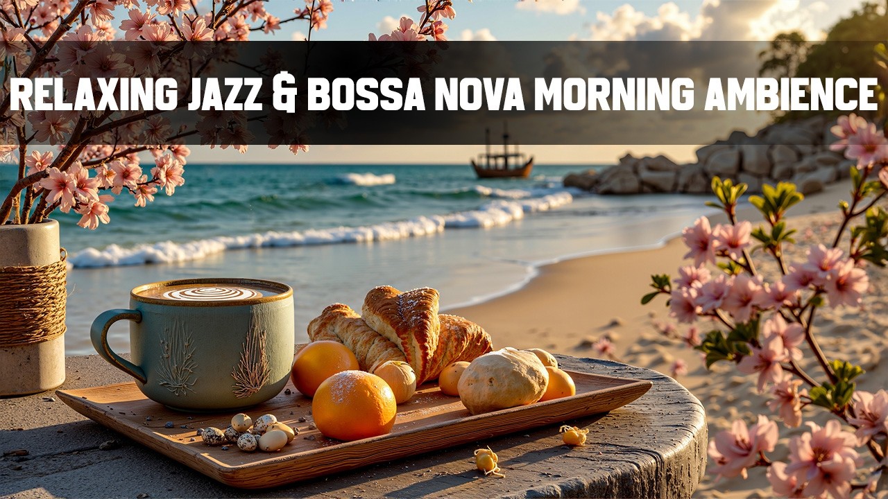 Morning Coffee by the Sea ☕ Relaxing Jazz & Bossa Nova Morning Ambience
