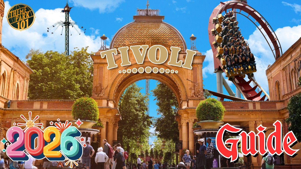 Tivoli Gardens RIDES & ATTRACTIONS - 2026 - Copenhagen&rsquo;s AMAZING Historic Theme Park!