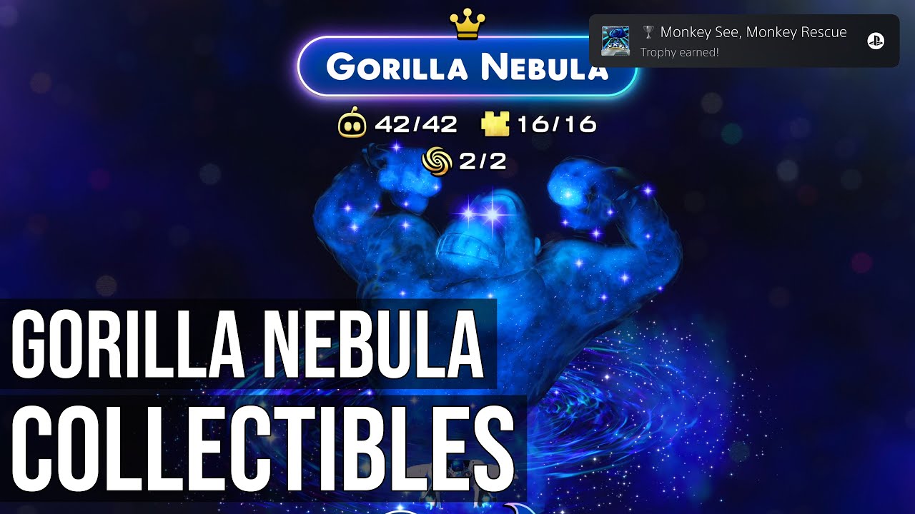 Astro Bot - Gorilla Nebula Collectibles - All Bots, Puzzle Pieces and Secret Levels Locations