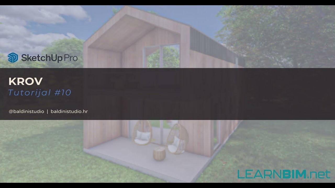 SketchUp Pro #10 Krov