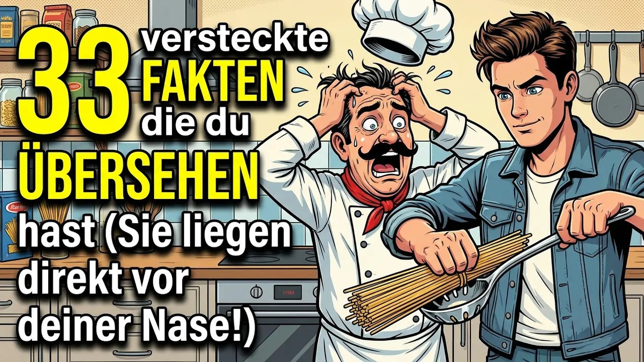 33 Geheimnisse direkt vor deiner Nase: Fakten, die du zu 100% ÜBERSEHEN hast Sie werden dich UMHAUEN