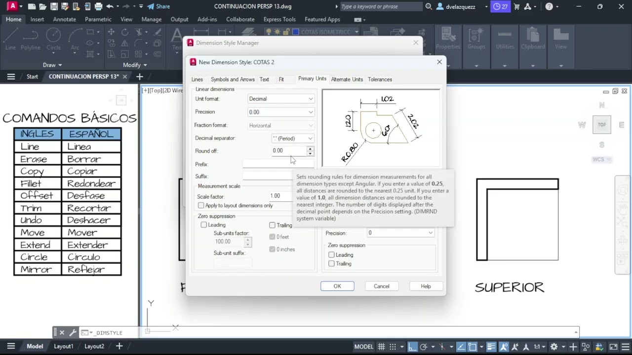 VISTAS 2 PERSP 13 EN AUTOCAD