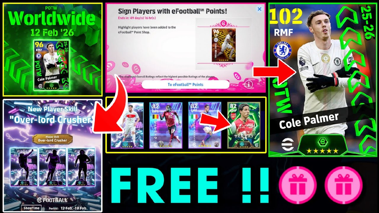 Tomorrow eFootball&trade; 2026 New Big Updates !! 🤩🔥 Thursday Potw, Free Coins Events, Special Pack 🔔