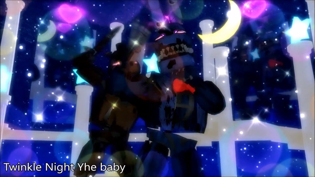【MMD FNAF】トゥインクル×トゥインクル Twinkle x Twinkle (Nightmare Freddy x Nightmare Bonnie)  English subtitles