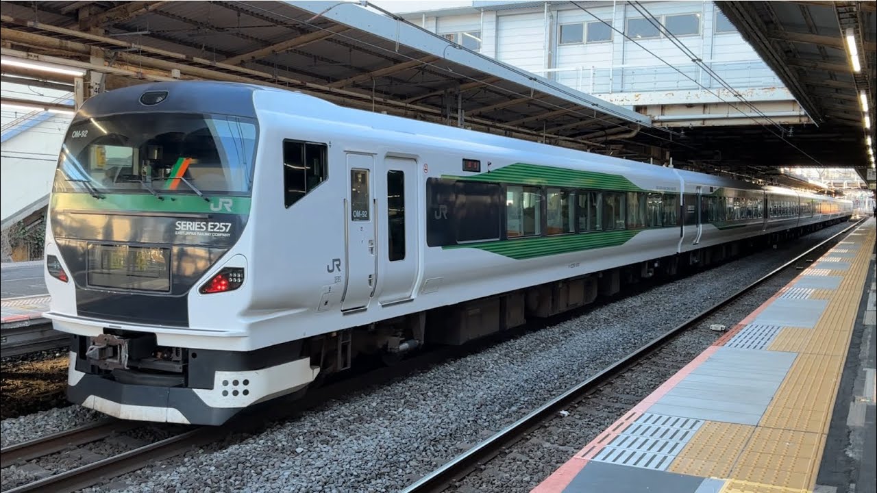 踏切安全確認の影響で遅延中の横須賀線普通成田空港行きE235系0762SF-32と富士山🗻、JR大船駅始発の団体E257系OM-92！【JR逗子駅〜JR大船駅、令和8年1月12日月曜日】