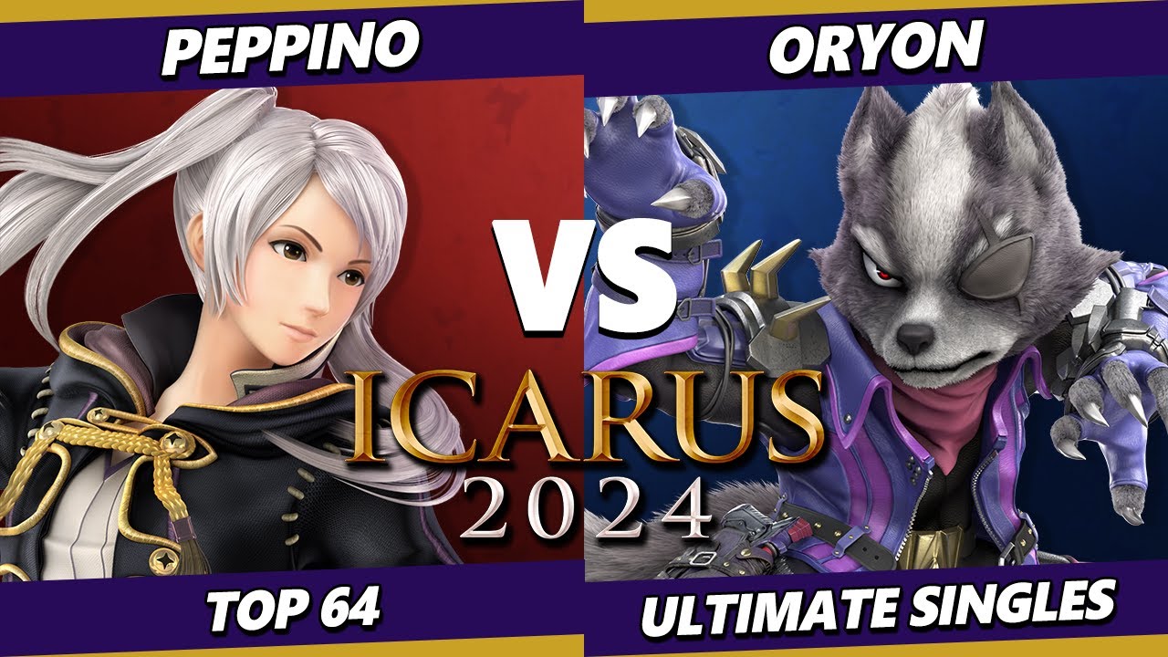 ICARUS 2024 - Peppino (Robin) Vs. Oryon (Wolf) Smash Ultimate - SSBU