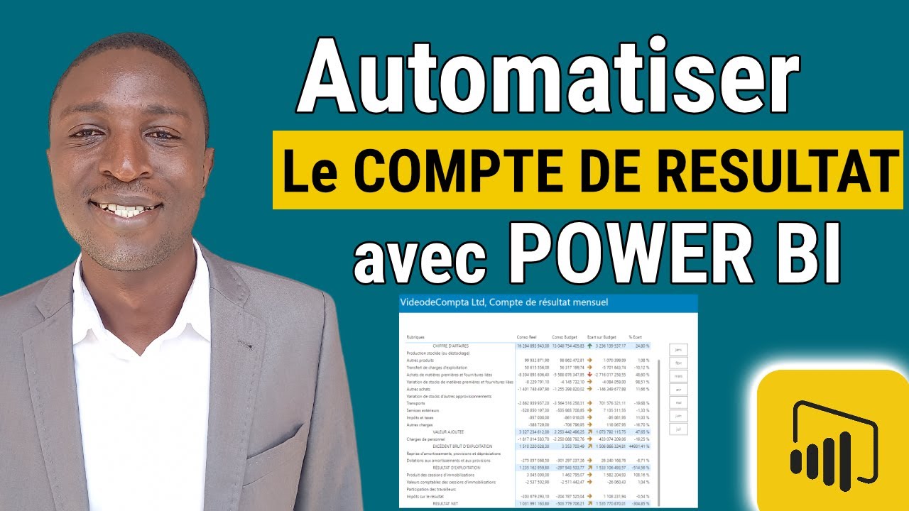 Comment automatiser l'élaboration de COMPTE DE RESULTAT avec Power BI