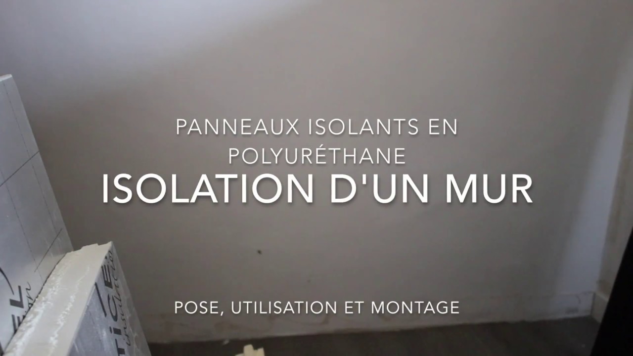 POSER DES PLAQUES ISOLANTES EN POLYURETHANE - RECTICEL