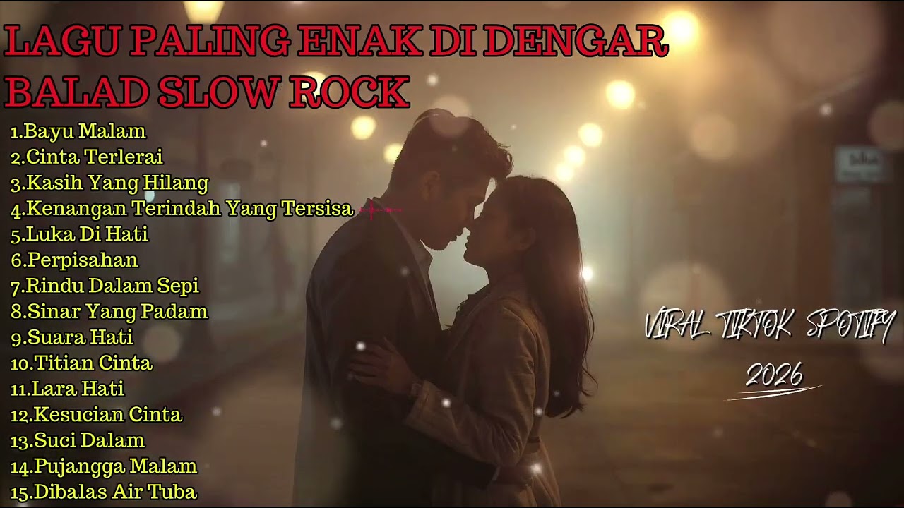 LAGU PALING COCOK MENEMANI PERJALANAN 🥰 BALAD SLOWROCK HITS 90