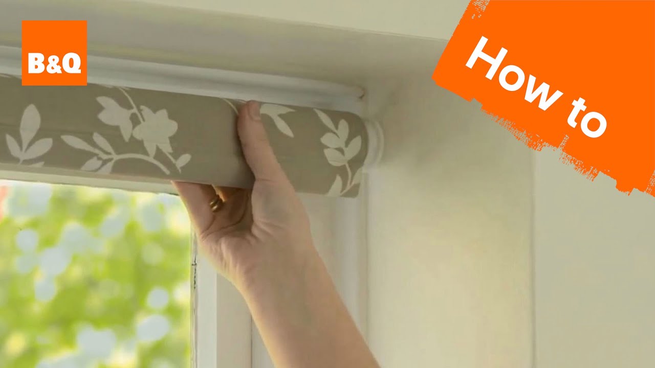 How to put up a roller blind