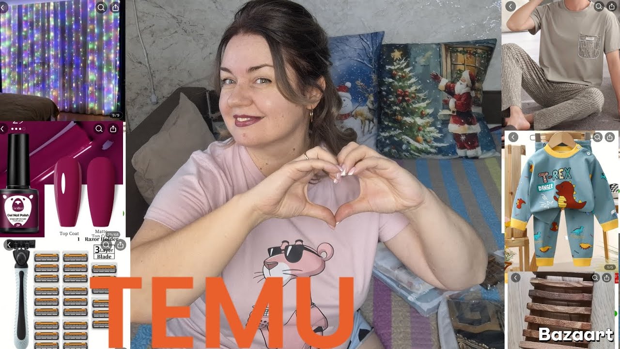 TEMU. Распаковка. Х/б одежда. 