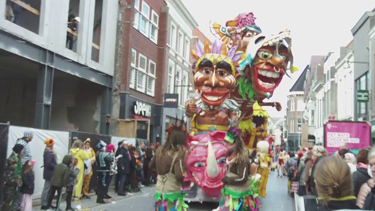 Grote optocht Carnaval Breda C.V. Te Gek 4-3-2019