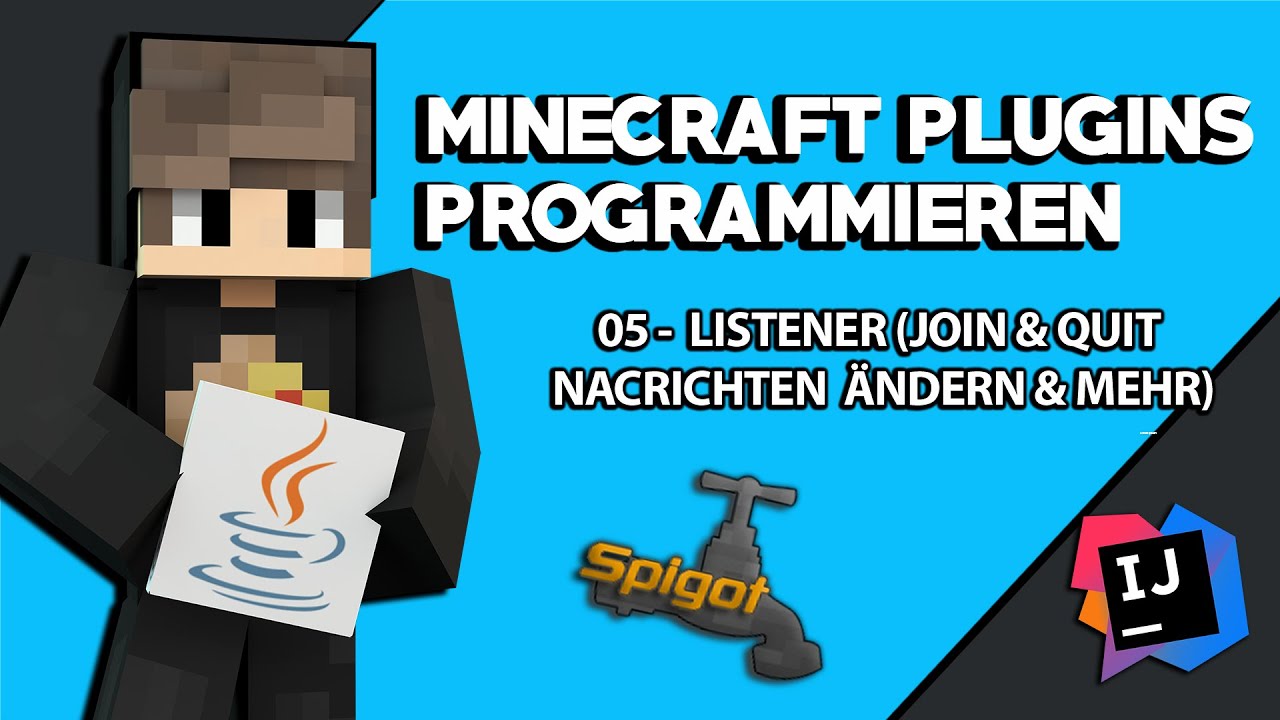 Listener! Join/Quit Nachrichten und Abbauen/Bauen deaktivieren | Minecraft Plugins Programmieren #5