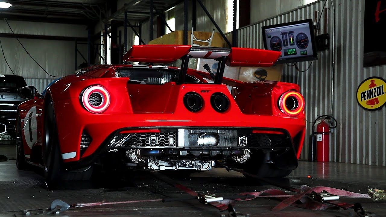 2018 Ford GT Heritage Edition Chassis Dyno Testing