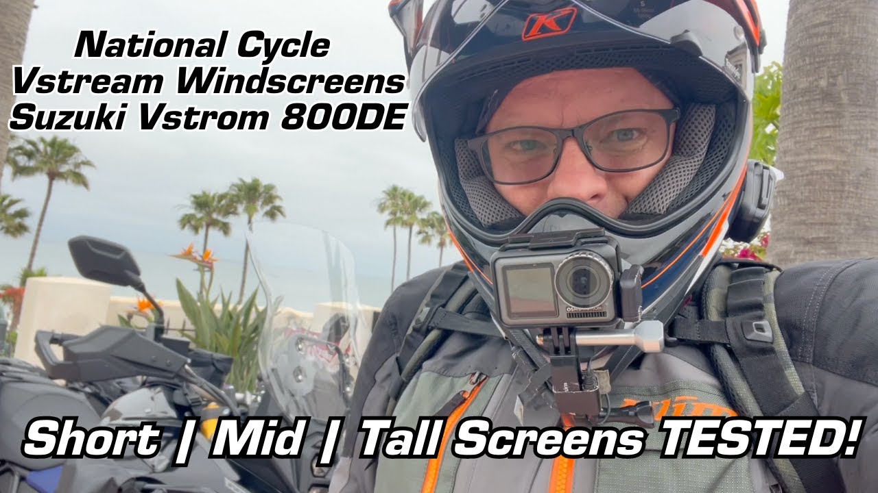 ПРОВЕРЕНО! Ветровое стекло National Cycle Short | MID | Tall VStream для Suzuki Vstrom 800DE
