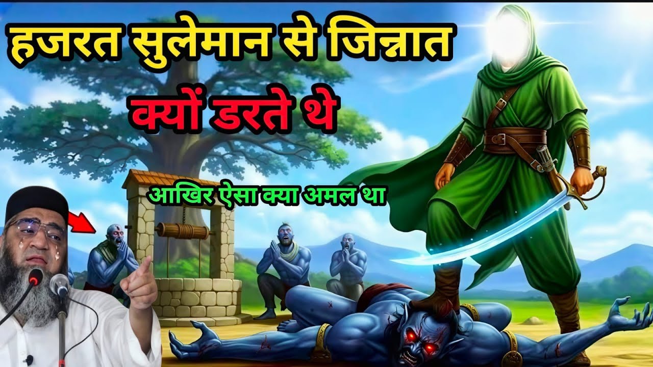 हजरत सुलेमान से जिन्नात क्यों डरते थे वजह जानकर हैरान रह जाओगे Qari Ahmed Ali Sahab byan