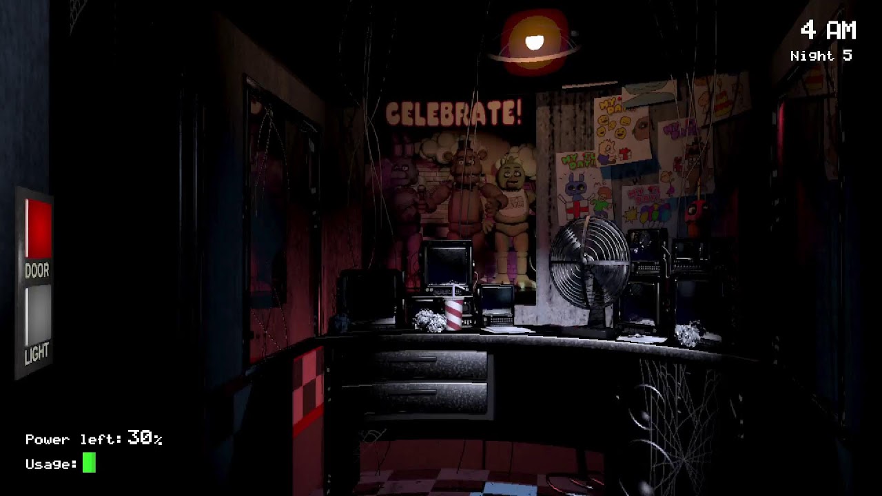 Five nights at Freddy's game 1 night 5