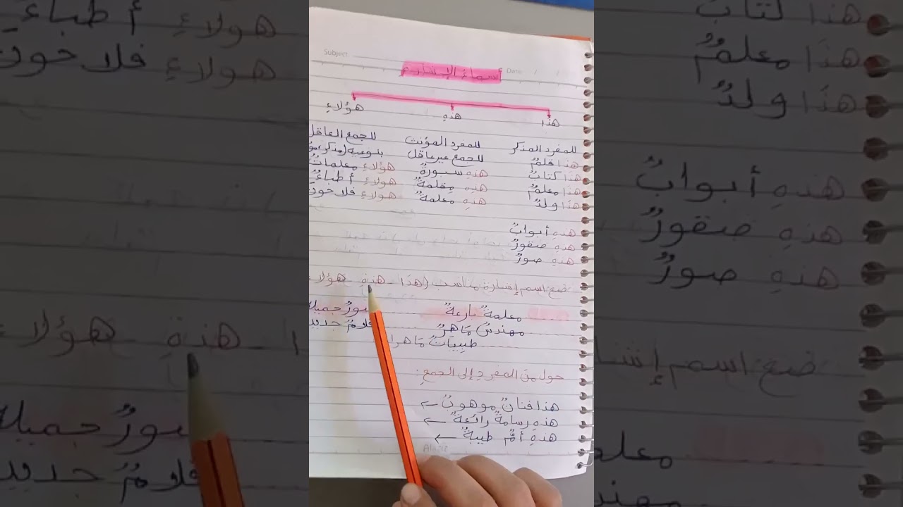 (أسماءُ الإشارة)#اللغةالعربية_لغةالتحدي_الإعجاز #سيبويه_المنارة 