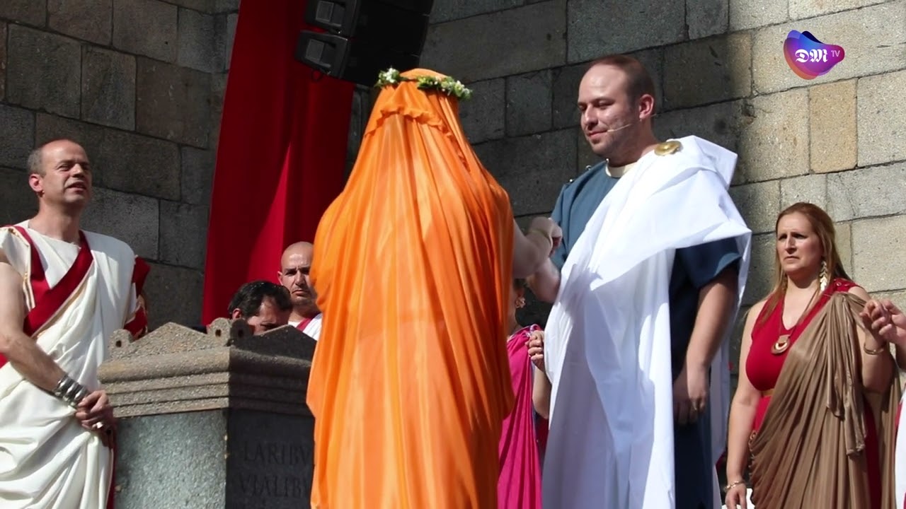 Sol iluminou através do Casamento Romano