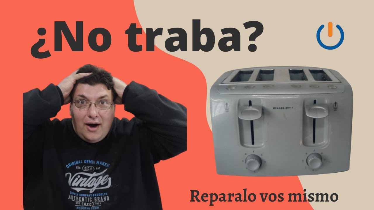 ¿Tu tostadora no queda trabada?  ¿No funciona?  Reparala vos mismo