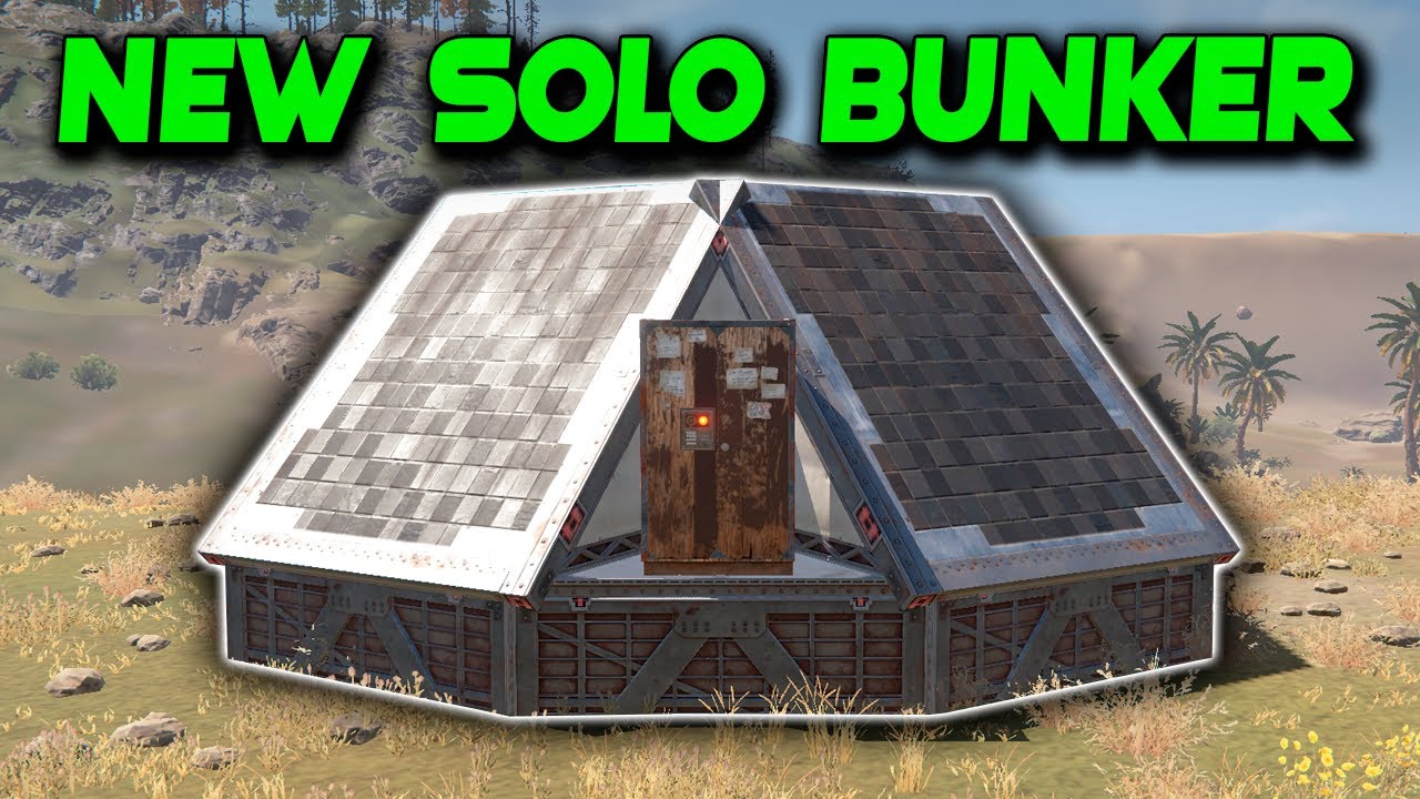 Новый бункер для одиночной игры в Rust | Учебник по строительству в Rust 2026