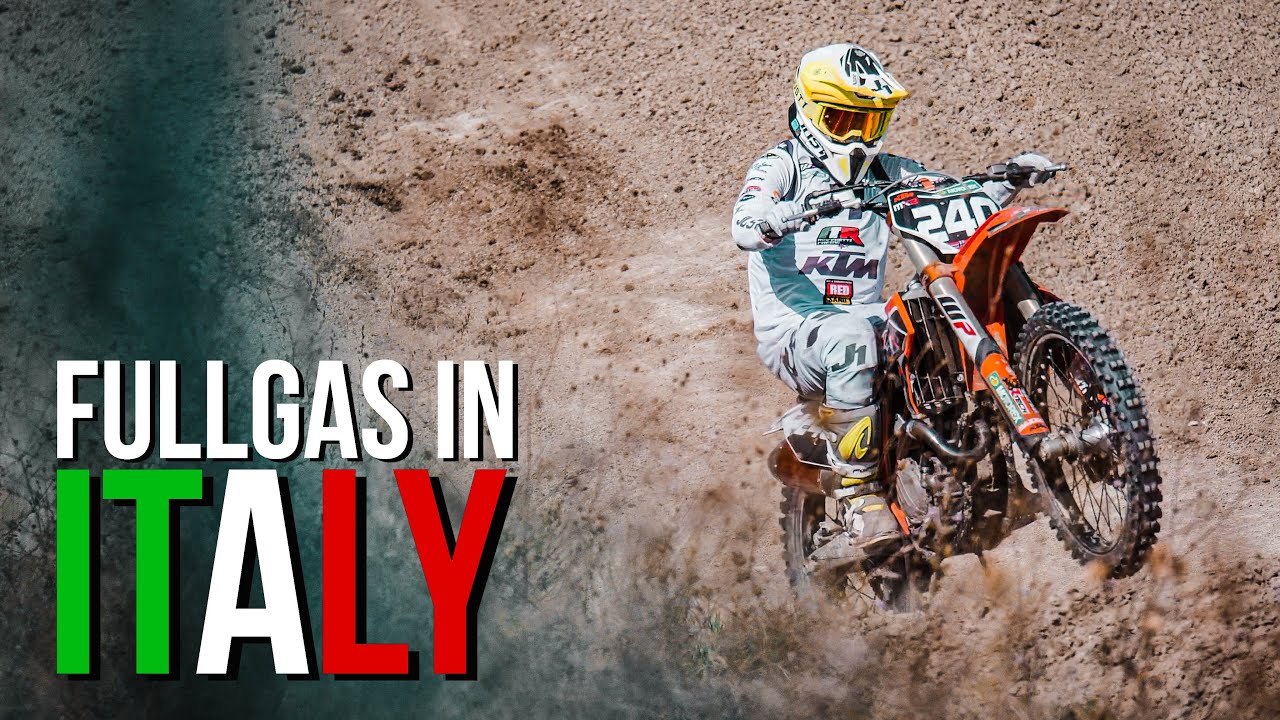 Traveling to, and riding, in Italy - Awesome hardpack motocross track (BIG HILLS!!) | ep 45, s4