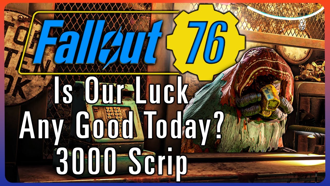 Testing Our Luck With Spending Scrip With The Purveyor In Fallout 76