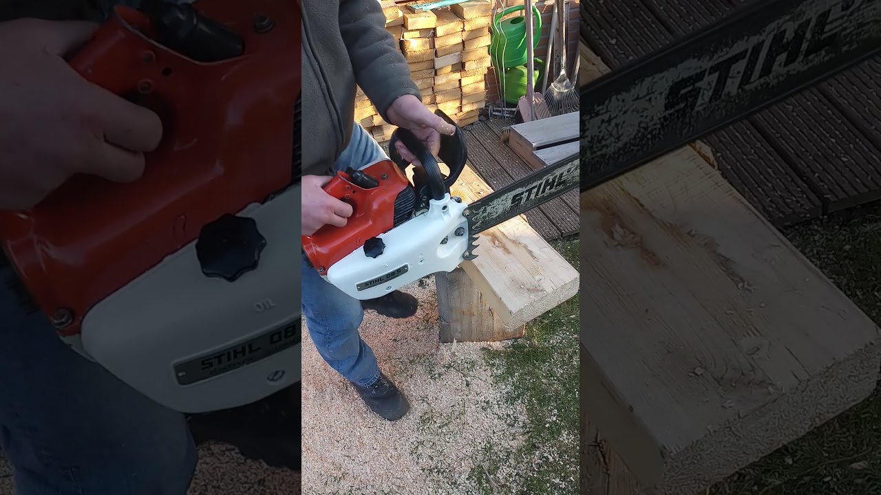 Stihl 08 s eq mit kettenbremse