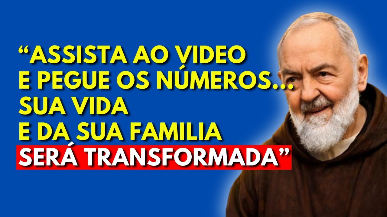PADRE PIO REVELA: Os 3 Números que Transformam Vidas: Mais Poderosos que a Mega-Sena!