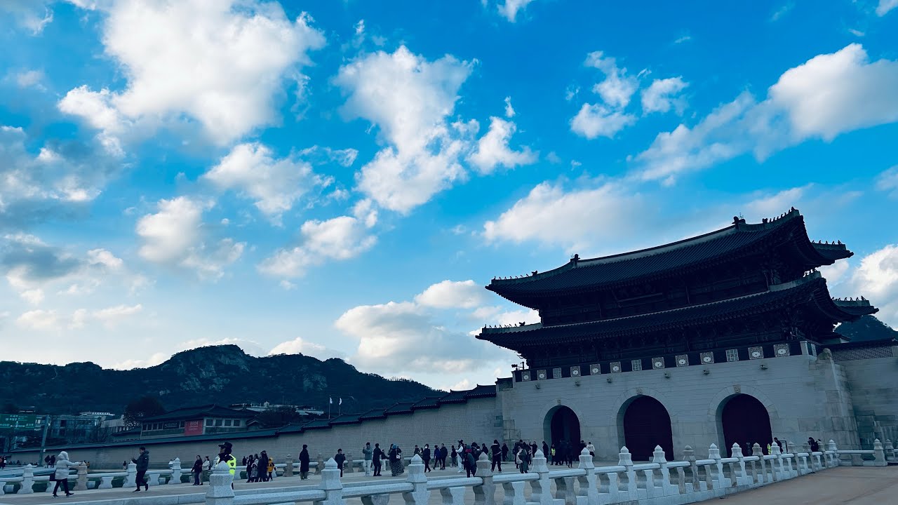 The Gyeongbokgung Palace & King Sejong Statue