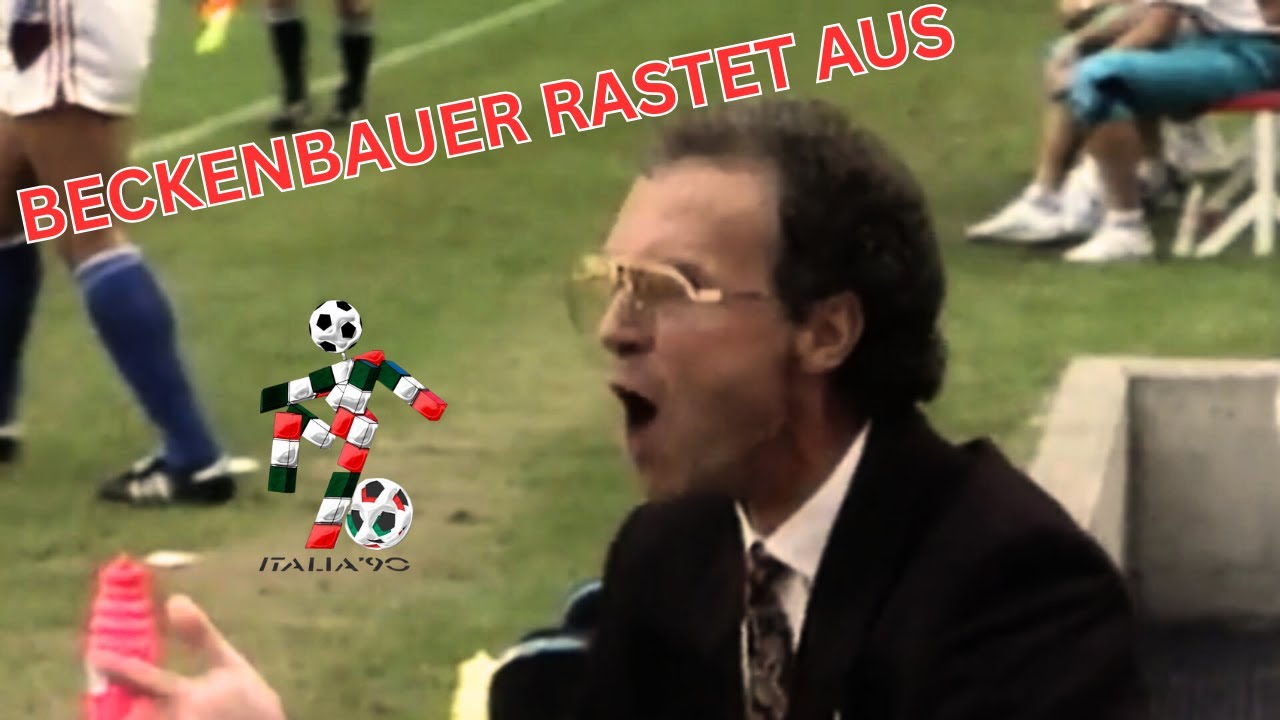 WM 1990: Der Moment, in dem Beckenbauer in der Kabine explodierte