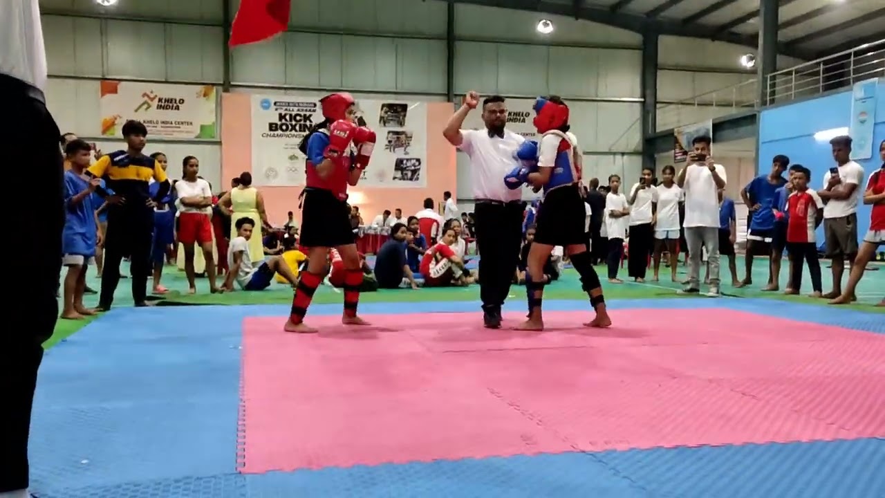 POINT fight gold medal 🥇 girl 🔥🔥8th all Assam kickboxing championship