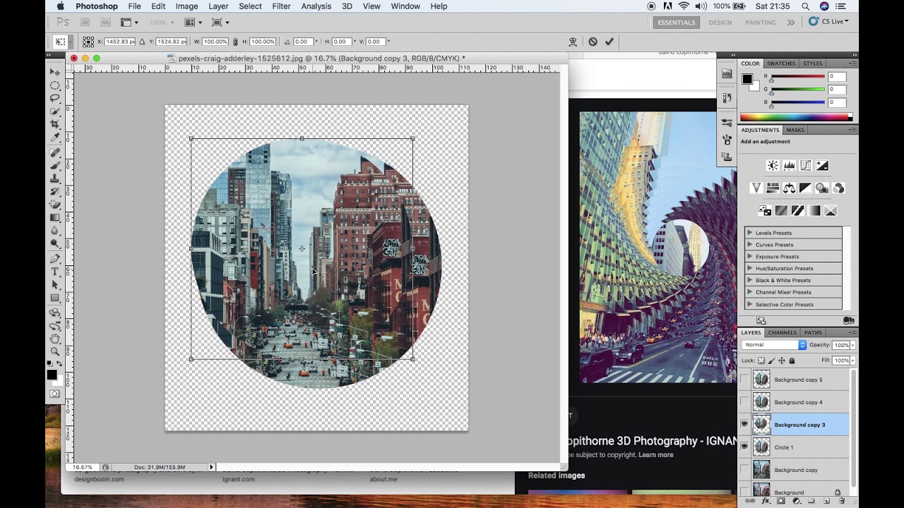 DAVID COPITHORNE: How to create a David Copithorne inspired image in Adobe Photoshop