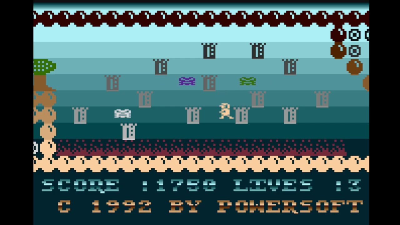 Atari 800 Game: Enrico (1992, Power per Post)
