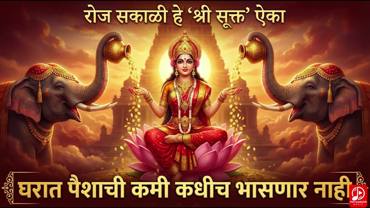 Shree Suktam हे परम पवित्र स्तोत्र ऐकल्याने अपार धनप्राप्ती होईल Powerful Lakshmi Mantra for Wealth