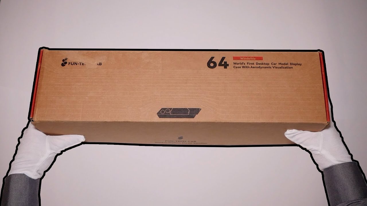 World premiere : The WINDSIBLE wind tunnel for 1/64 scale car Unboxing