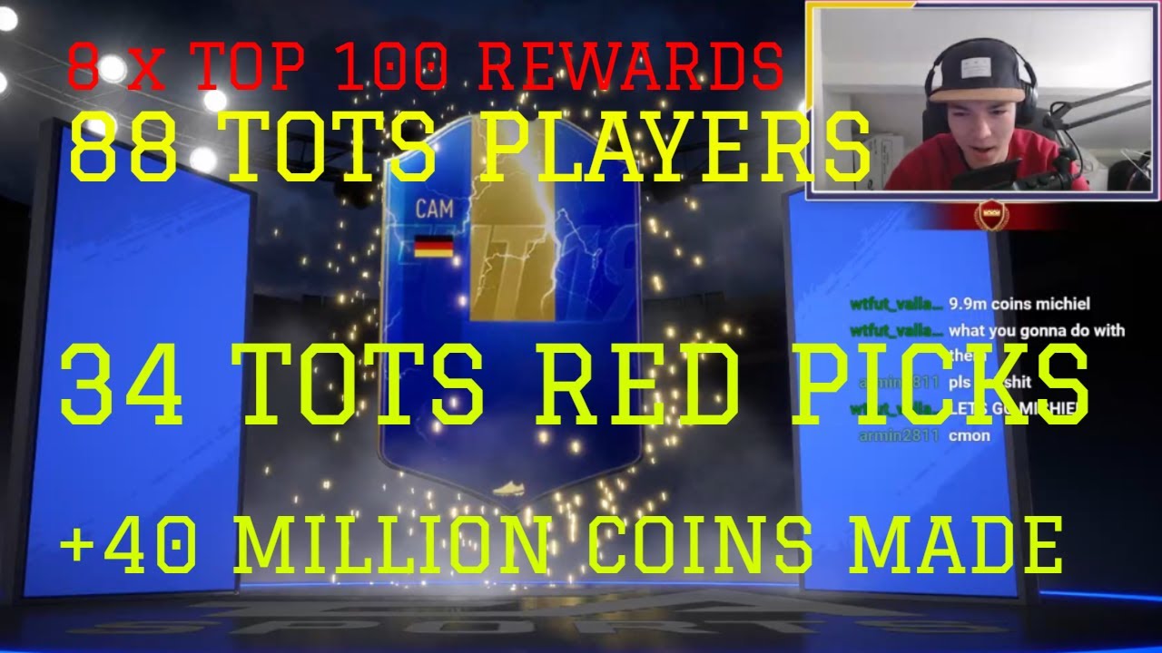 8 X TOTS TOP 100 WEEKEND LEAGUE REWARDS (+40 MILLION COINS MADE!)