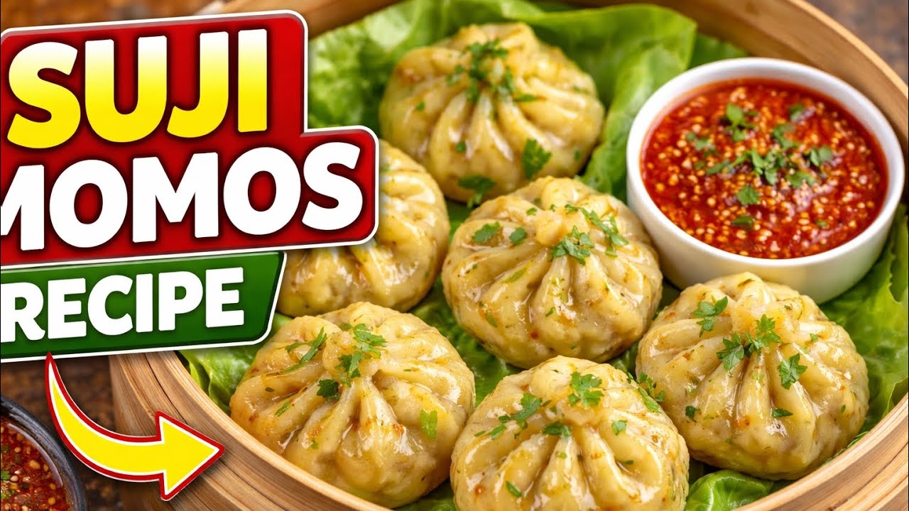 Crispy & Healthy Suji Momos Recipe at Home | No Maida Momos | #babitakirasoi