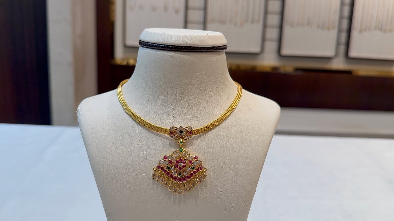 😱మీరు అడిగిన #NaanPatti #Necklaces వచ్చేశాయి #southindianjewellery #kante #chocker #bajudesign #gold